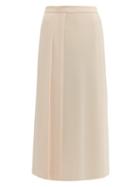 Matchesfashion.com Max Mara - Tundra Skirt - Womens - Light Pink