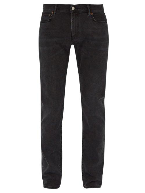 Matchesfashion.com Acne Studios - North Slim Leg Cotton Blend Jeans - Mens - Black
