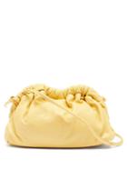 Matchesfashion.com Mansur Gavriel - Cloud Mini Leather Clutch Bag - Womens - Yellow