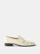 The Row - Leather Loafers - Womens - Cream