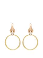 Matchesfashion.com Charlotte Chesnais - Halo Gold Plated Earrings - Womens - Rose Gold