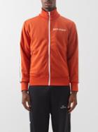 Palm Angels - Logo-print Jersey Track Jacket - Mens - Orange