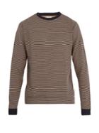 Oliver Spencer Robin Striped Cotton-blend Jersey Sweatshirt