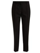 Matchesfashion.com Rochas - Seamed Wool Trousers - Womens - Black
