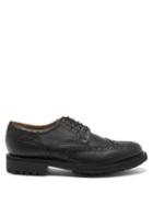 Matchesfashion.com Grenson - Archie Faux-leather Brogues - Mens - Black