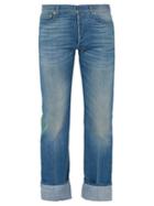 Matchesfashion.com Gucci - Web Side Stripe Jeans - Mens - Blue