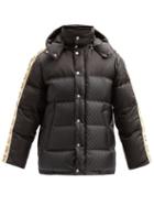 Matchesfashion.com Gucci - Gg-trim Quilted Down Coat - Mens - Black