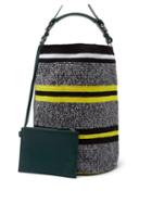 Matchesfashion.com Colville - Wayuu Woven Striped Bucket Bag - Womens - Yellow Multi