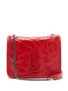 Matchesfashion.com Saint Laurent - Niki Mini Leather Cross Body Bag - Womens - Red