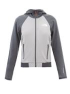 The North Face - Tekware Zipped Recycled-fibre Hooded Sweatshirt - Womens - Grey