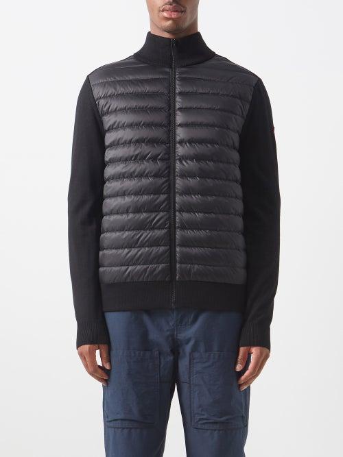 Canada Goose - Hybridge Quilted Down And Merino Jacket - Mens - Black