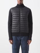 Canada Goose - Hybridge Quilted Down And Merino Jacket - Mens - Black