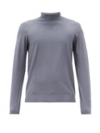 Matchesfashion.com Jacques - Performance High-neck Jersey Top - Mens - Grey