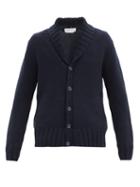 Matchesfashion.com Gabriela Hearst - Casa Shawl-collar Cashmere Cardigan - Mens - Navy