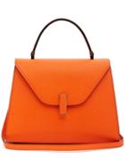 Matchesfashion.com Valextra - Iside Medium Grained Leather Bag - Womens - Orange