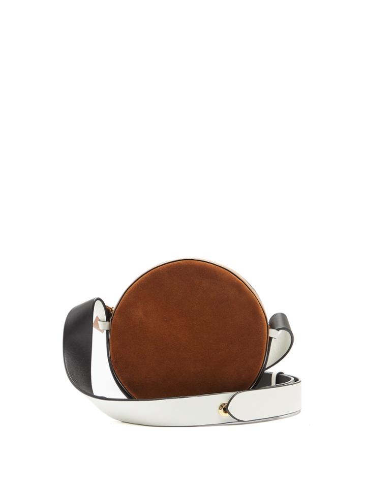 Diane Von Furstenberg Circle Leather And Suede Cross-body Bag