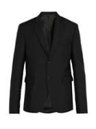 Matchesfashion.com Acne Studios - Brobyn Single Breasted Wool Blend Blazer - Mens - Black