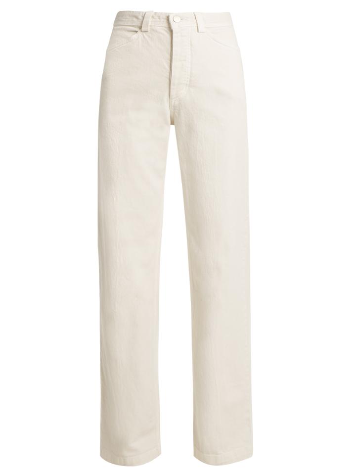 Rachel Comey Workwear High-rise Straight-leg Denim Jeans
