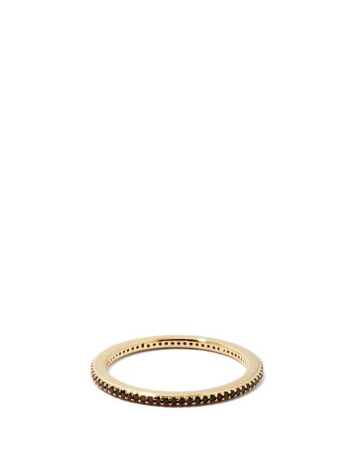 Otiumberg - Black Diamond & 9kt Recycled-gold Ring - Womens - Black Gold