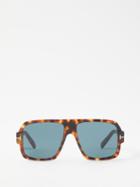 Tom Ford Eyewear - Camden Aviator Tortoiseshell-acetate Sunglasses - Mens - Blue