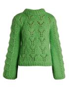 Ganni Julliard Mohair And Wool-blend Sweater