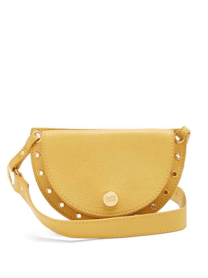 See By Chloé Halfmoon Mini Leather Cross-body Bag