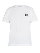 Stone Island Logo Patch Cotton Jersey T-shirt