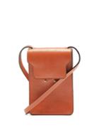 Ladies Bags Marni - Trunk Vertical Mini Leather Cross-body Bag - Womens - Orange