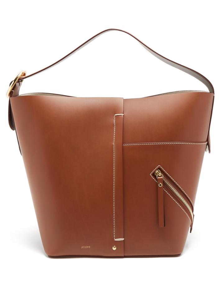 Joseph Waverton Buckle-handle Leather Bag