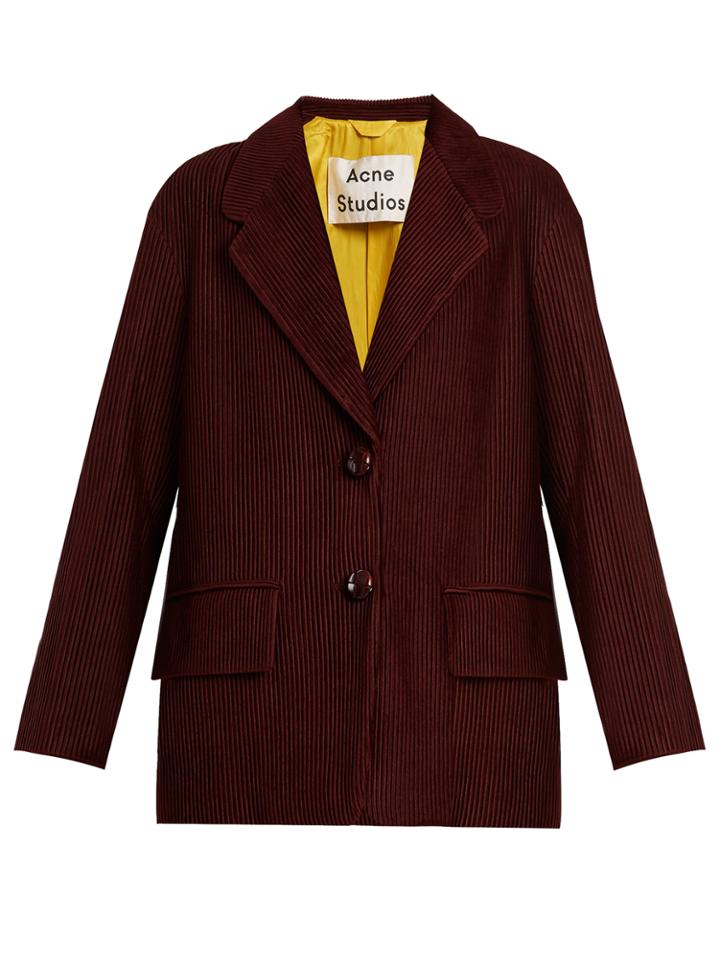 Acne Studios Juul Corduroy Blazer