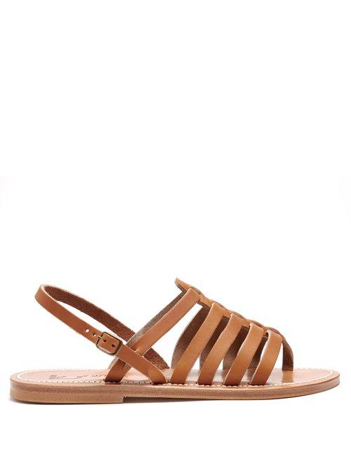 Matchesfashion.com K.jacques - Homere Leather Sandals - Womens - Tan