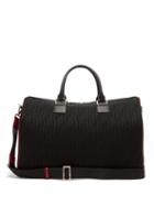 Matchesfashion.com Fendi - Leather-trimmed Ff-mesh Holdall - Mens - Black