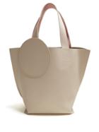 Matchesfashion.com Roksanda - Eider Pebbled Leather Tote - Womens - White Multi