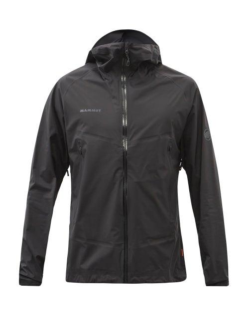 Mens Activewear Mammut Delta X - Masao Light Gore-tex Shell Hooded Jacket - Mens - Black