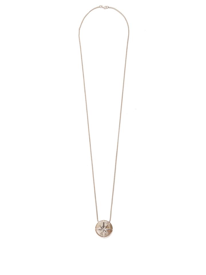 Theodora Warre Diamond And Mother-of-pearl Star Silver Necklace