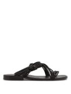 Matchesfashion.com Loewe Paula's Ibiza - Toe-ring Leather Sandals - Womens - Black