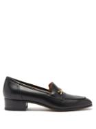 Ladies Shoes Gucci - Gg Horsebit Leather Loafers - Womens - Black