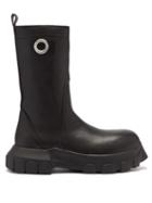 Matchesfashion.com Rick Owens - Creeper Bozo Leather Boots - Mens - Black