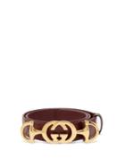 Matchesfashion.com Gucci - Horsebit Buckle Quilted Leather Belt - Womens - Brown