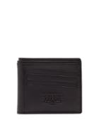 Matchesfashion.com Maison Margiela - Logo Embossed Leather Bi Fold Wallet - Mens - Black