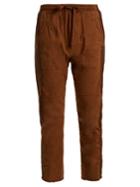 Haider Ackermann Hals Contrast-panel Cotton Track Pants