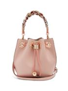 Sophia Webster Romy Mini Leather Drawstring Bucket Bag