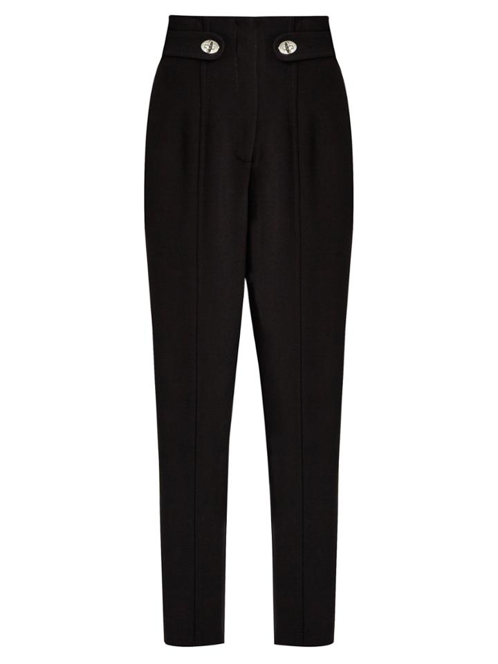 Proenza Schouler High-rise Slim-leg Cady Trousers