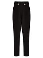 Proenza Schouler High-rise Slim-leg Cady Trousers