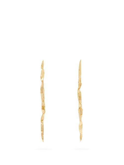 Matchesfashion.com Misho - Cascade 22kt Gold Plated Earrings - Womens - Gold