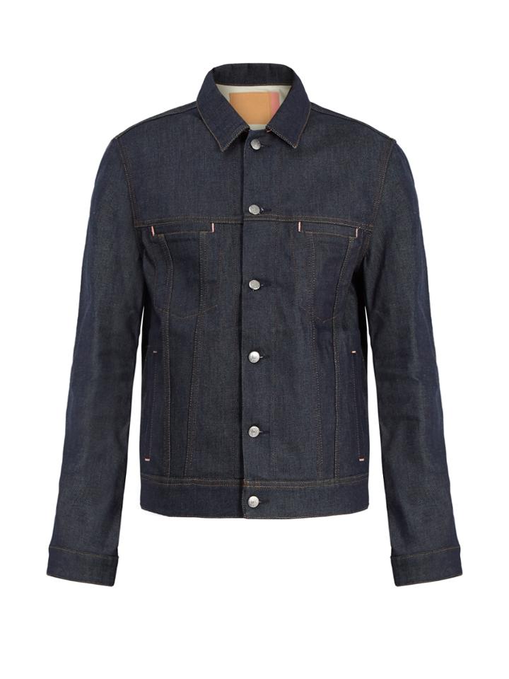Acne Studios Bl Konst Pass Point-collar Denim Jacket
