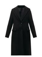 Matchesfashion.com Joseph - Marly Single Breasted Wool Blend Coat - Womens - Black