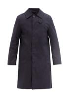 Matchesfashion.com Mackintosh - Dunkeld Bonded-cotton Coat - Mens - Navy