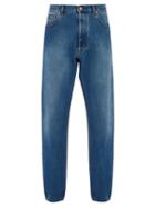 Matchesfashion.com Versace - Medusa Head Loose Fit Denim Jeans - Mens - Blue