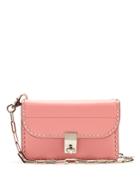 Valentino Stud Stitching Small Leather Cross-body Bag